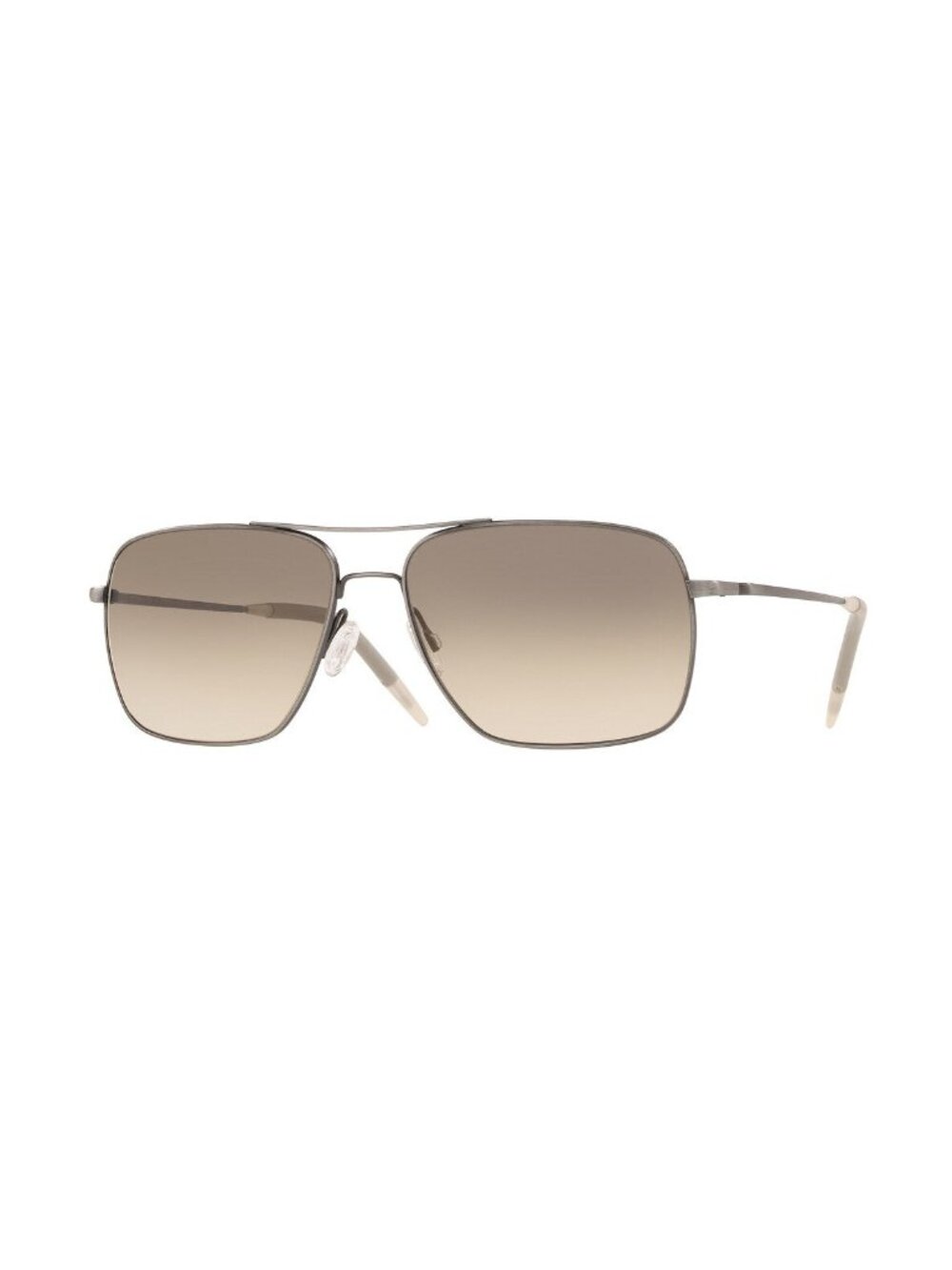 New Oliver Peoples Men's Sunglasses Multicolor Square Grey Lens Metal Frame 58